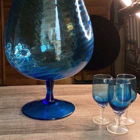 Blue Glassware - $45 - Picture 1 of 5